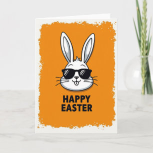 Cool Bunny Celebration Card Kort