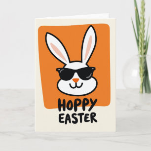 Cool Bunny Säsongsgratulationskort Kort