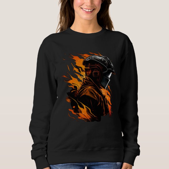 Cool burning Welder with Mask T Shirt (Framsida)