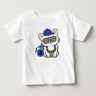Cool Cash Cat Cartoon T Shirt