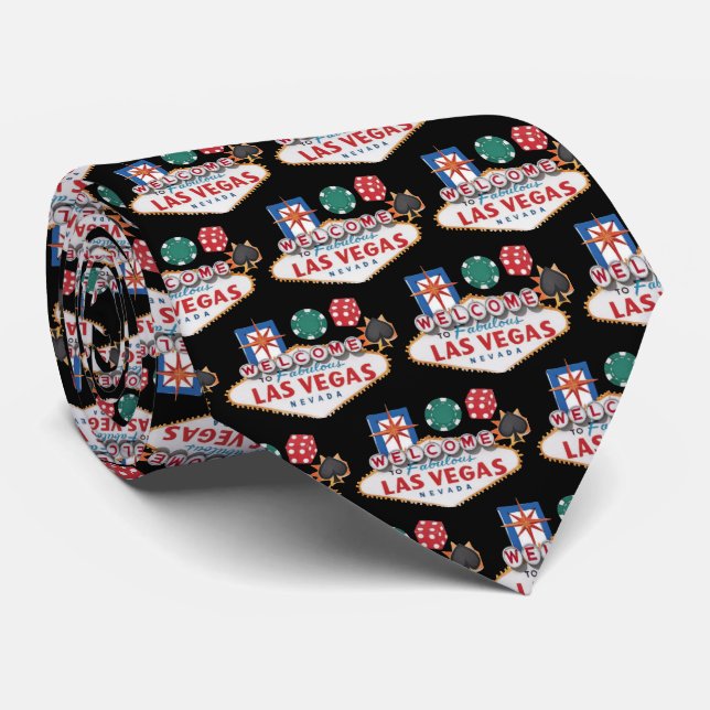 Cool Casino skylt kakel mönster  Slips (Rullad)