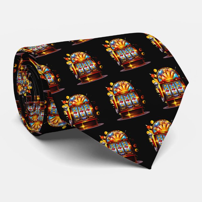 Cool Casino skylt kakel mönster Slips (Rullad)