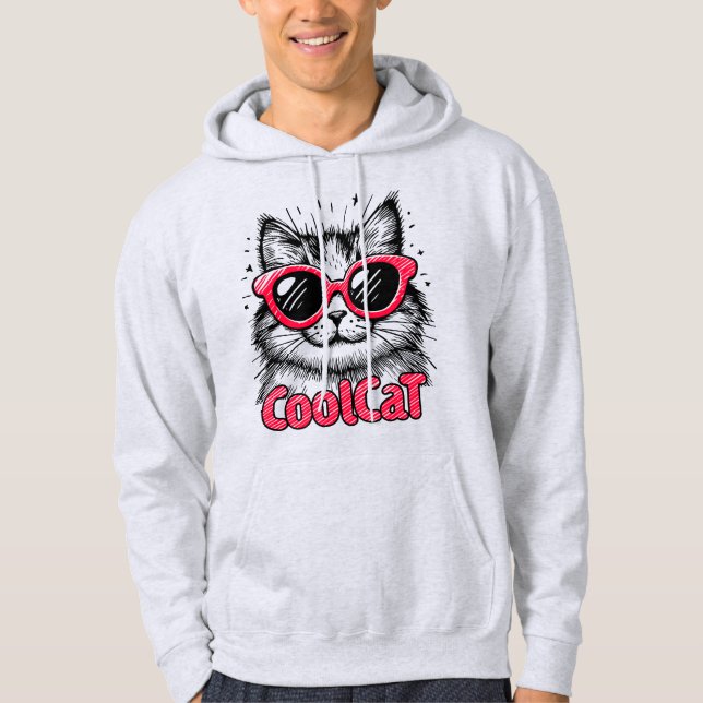 Cool Cat 1 Hoodie (Framsida)