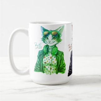 Cool Cat Boss – Roligt Presentidé till kattälskare Kaffemugg
