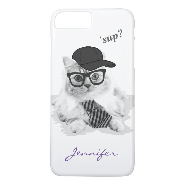 Cool Cat Case-Mate iPhone 7-fodral Skal (Baksida)