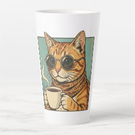 Cool Cat Coffee Retro Stil Design för Kattälskare