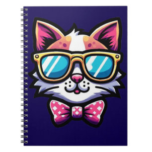 Cool Cat-förråd – Roligt & Styligt brevpapper Anteckningsbok