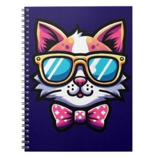 Cool Cat-förråd – Roligt & Styligt brevpapper Anteckningsbok
