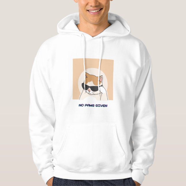 Cool Cat Hoodie No paws Given (Framsida)