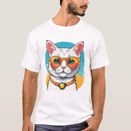 Cool Cat in Sunglasses  T Shirt