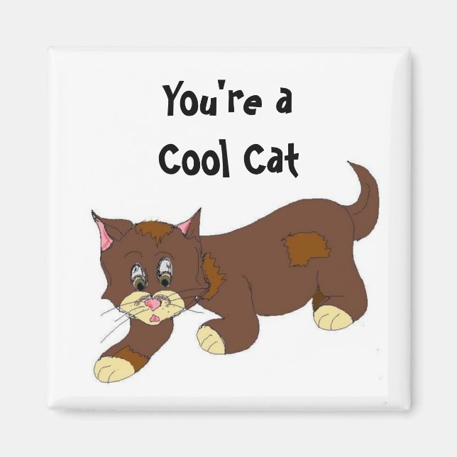 Cool Cat Magnet (Framsidan)