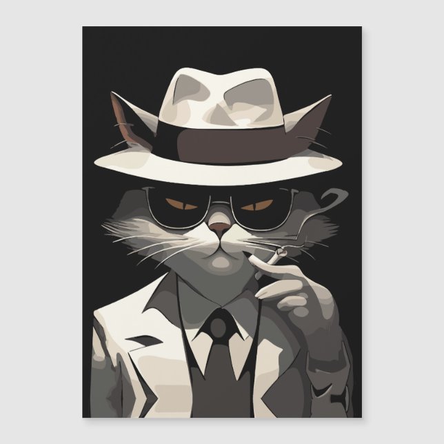 Cool Cat Noir: Sofistikerad och Mysterisk Katt (Framsida)