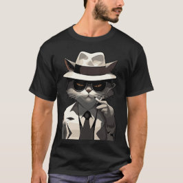 Cool Cat Noir: Sofistikerad och mystisk katt T Shirt