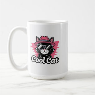 Cool Cat Swagger Kaffemugg