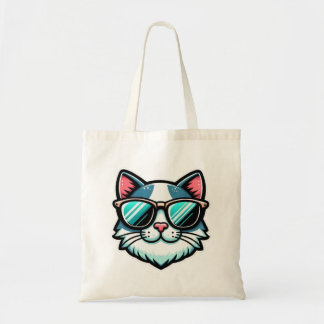 Cool Cat Tote Bag – Stylish Feline Fashion Accesso Tygkasse