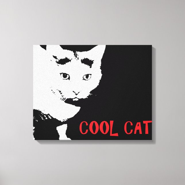 COOL CAT WRAPPED CANVASTRYCK (Framsida)