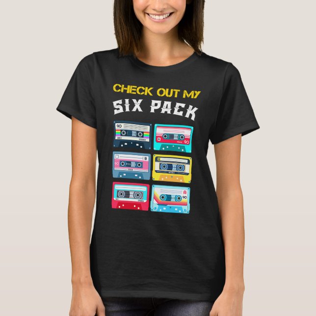 Cool Check Out My 6 Pack  Sarcastic Music Cool Des T Shirt (Framsida)