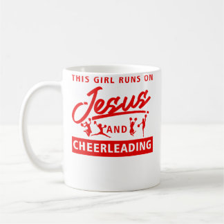 Cool Cheerleader Art För Kvinnor Tjej Cheerleading Kaffemugg