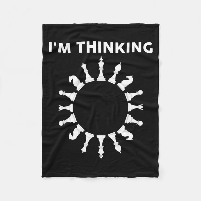 Cool Chess Art For Men Women Kids Chess Player Che Fleecefilt (Framsidan)