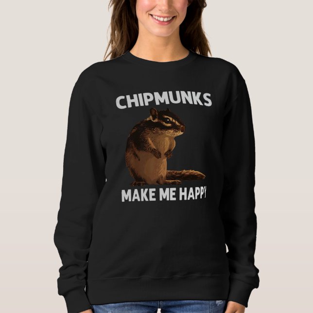 Cool Chipmunk For Men Women Squirrel Whisperer  Ro T Shirt (Framsida)