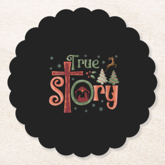 Cool Christian Christmas Resurrection Day Jesus Tr Underlägg Papper