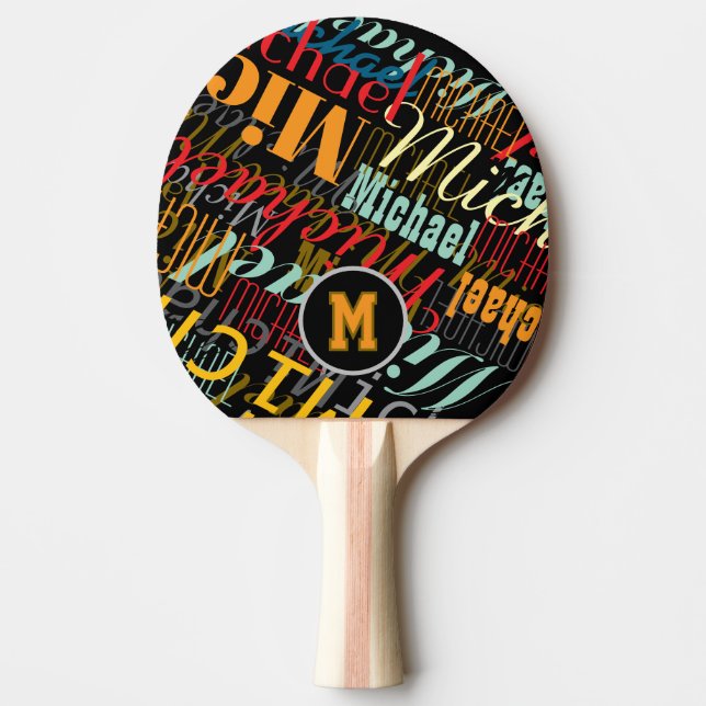 Cool Colors Bordtennisracket - Monogram (Framsidan)