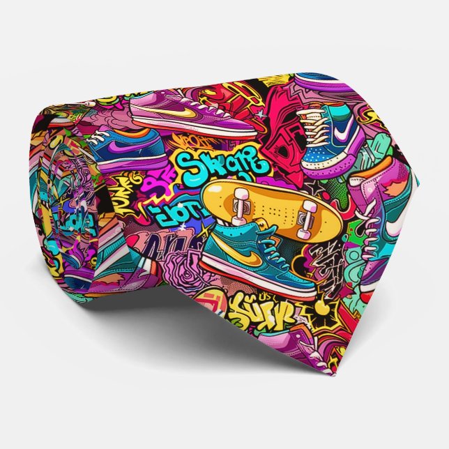 Cool comic graffiti tiled pattern  slips (Rullad)
