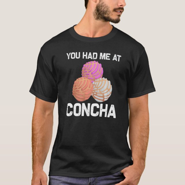 Cool Concha For Men Women Pan Dulce Latin Mexican  T Shirt (Framsida)