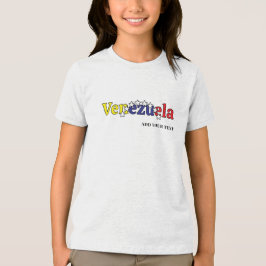 cool country flag customize kid's Venezuelan  T Shirt
