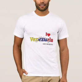 cool country flag customize men's Venezuelan  T Shirt