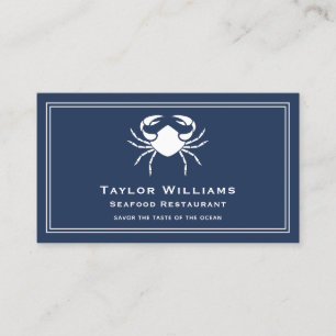 Cool Crab Skaldjursrestaurang Kock Catering Cateri Visitkort