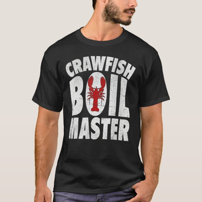Cool Crawfish Boil For Men Women Crawfish Seafood  T Shirt (Framsida)