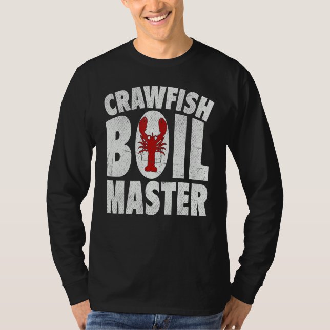 Cool Crawfish Boil For Men Women Crawfish Seafood  T Shirt (Framsida)