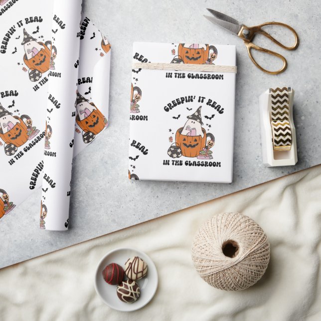 Cool Creepin’ It Real in the Classroom Teacher Presentpapper (Hantverk)