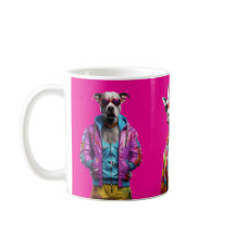 Cool Crew – Färgglada Djurgänget Hot Pink