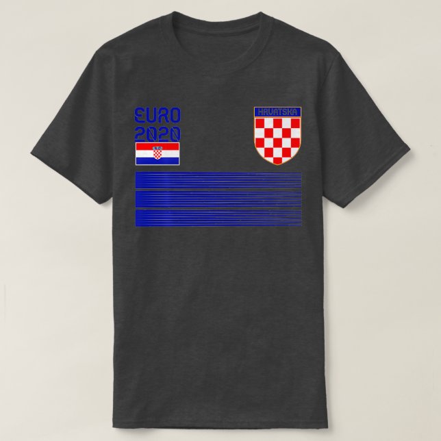 Cool Croatia Football Jersey 2020 Soccer Store  T Shirt (Design framsida)