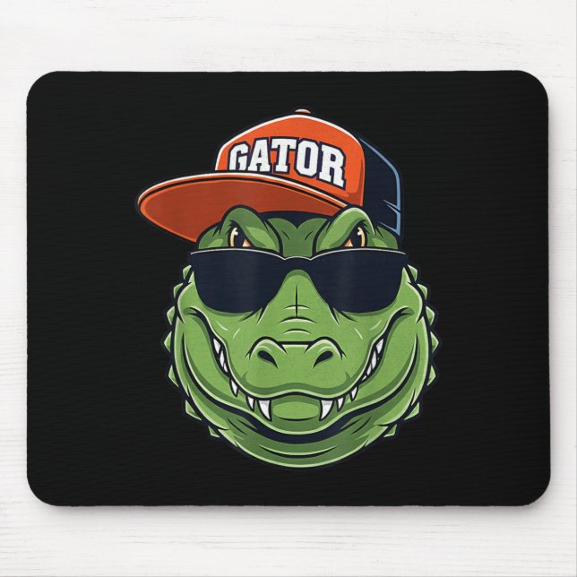 Cool Crocodile Animal Gator Graphic With Cap And S Musmatta (Framsidan)