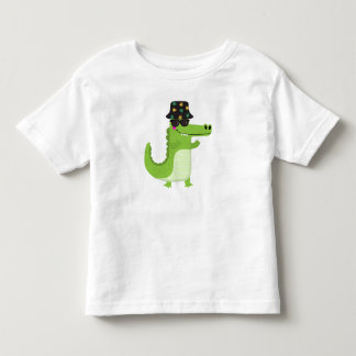 Cool Crocodile with Sunglasses & Leafy Bucket Hat T Shirt