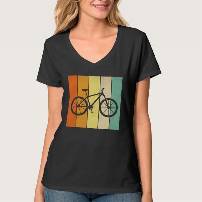 Cool Cycling Tees  Bicycle  Graphic T Shirt (Framsida)