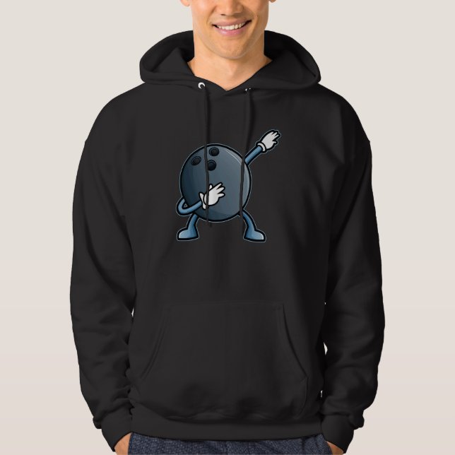 Cool Dabbing Bowlingsklot Hoodie (Framsida)