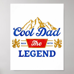 Cool Dad Beer Legenden  Poster