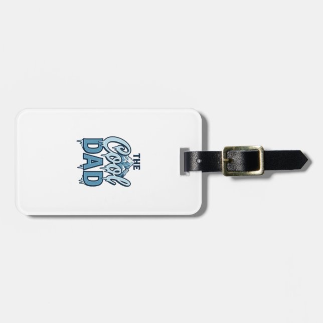 Cool Dad Mountain Vintage Grafisk Design_1 Bagagebricka (Horisontell Framsida)