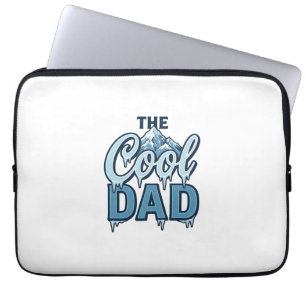 Cool Dad Mountain Vintage Grafisk Design_1 Laptop Fodral