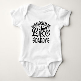 Cool Daddys Son Typografi T Shirt
