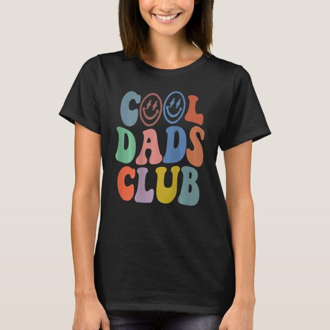 Cool Dads Club  New Dad  Father's Day T Shirt (Framsida)