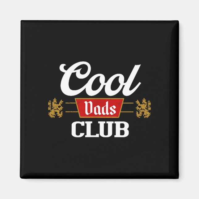 Cool Dads Club Shirt Father's Day From Daughter So Magnet (Framsidan)