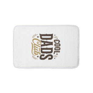 Cool Dads Club Vintage Pappa Tröja Design_1 Badrumsmatta