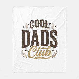 Cool Dads Club Vintage Pappa Tröja Design_1 Fleecefilt