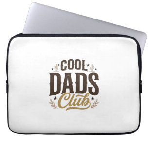 Cool Dads Club Vintage Pappa Tröja Design_1 Laptop Fodral