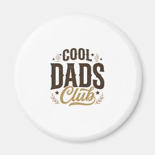 Cool Dads Club Vintage Pappa Tröja Design_1 Magnet